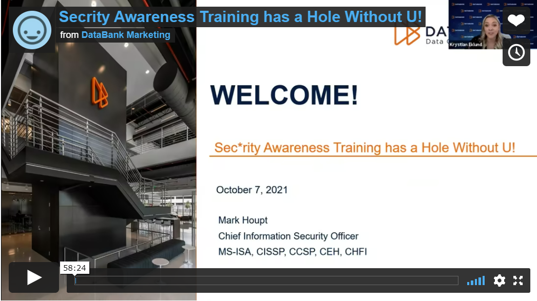 [Image for Sec*rity Awareness Training has a Hole Without U!