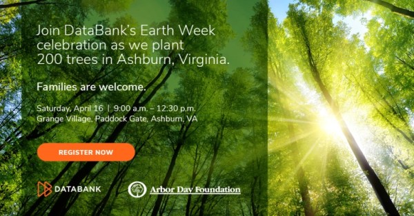DataBank Donation Supports Arbor Day Foundation’s “Time for Trees” Initiative