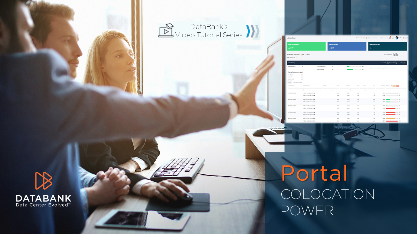 Customer Portal Tutorial Series: Colocation Power
