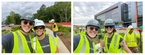 DataBank employees planting Atlanta pollinator garden
